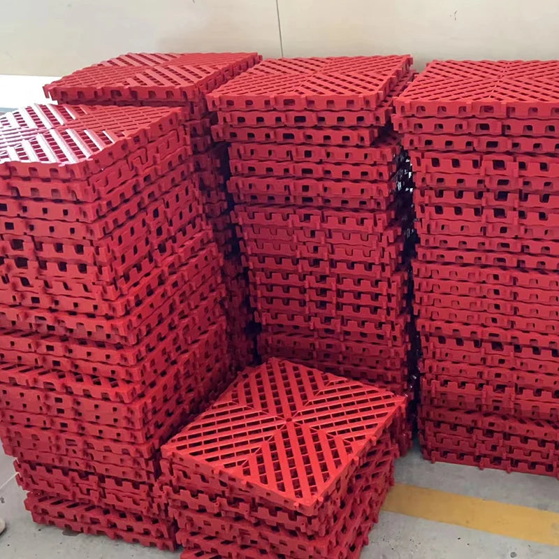 3cm Modular Anti Slip Eco Friendly Anti Uv&Anti Oxidant Garage Floor Tiles Monogram Garage Floor Tiles Interlocking Plastic
