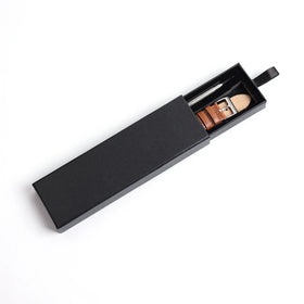 Wholesale Black Special Paper Watch Bands Packaging Box for 2 Piece Watch Strap Package