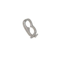 100% Real 925 Sterling Silver Jewelry Bulk Price Universal Adjustable Double-Hole DIY Clasp Accessories Findings & Components