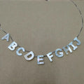 Natural Mother of Pearl Shell 26 Alphabet Letter Beads for Jewelry Making Initial Necklace Bracelet Accessories