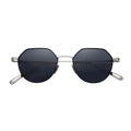 Vintage Custom Logo UV400 Polarized Sunglasses for Men and Women Gold and Silver Metal Frame with Tac Lenses