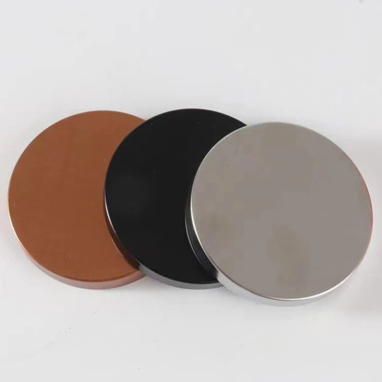 Wholesale Home Decor 70-90mm Custom Logo Silver Black Metal Tin 7/8/9cm Candle Metal Lid for Glass Candle Jars