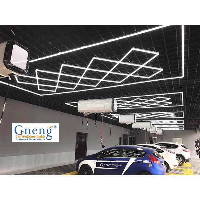 Zhongshan Factory Direct Sell Industrial Commercial Mobile Detailing Led Light Fast Install Car Workshop Light MegaBDM