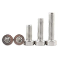 Grade 8.8 10.9 12.9 Black Zinc Plated Stainless Steel Hexagon Socket Head Cap Screw DIN912 Hex Socket Bolt Allen Screw Metric