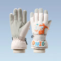Winter Waterproof Snowboard Snow  Insulate Warm Touchscreen Cold Weather Ski Gloves for Kids