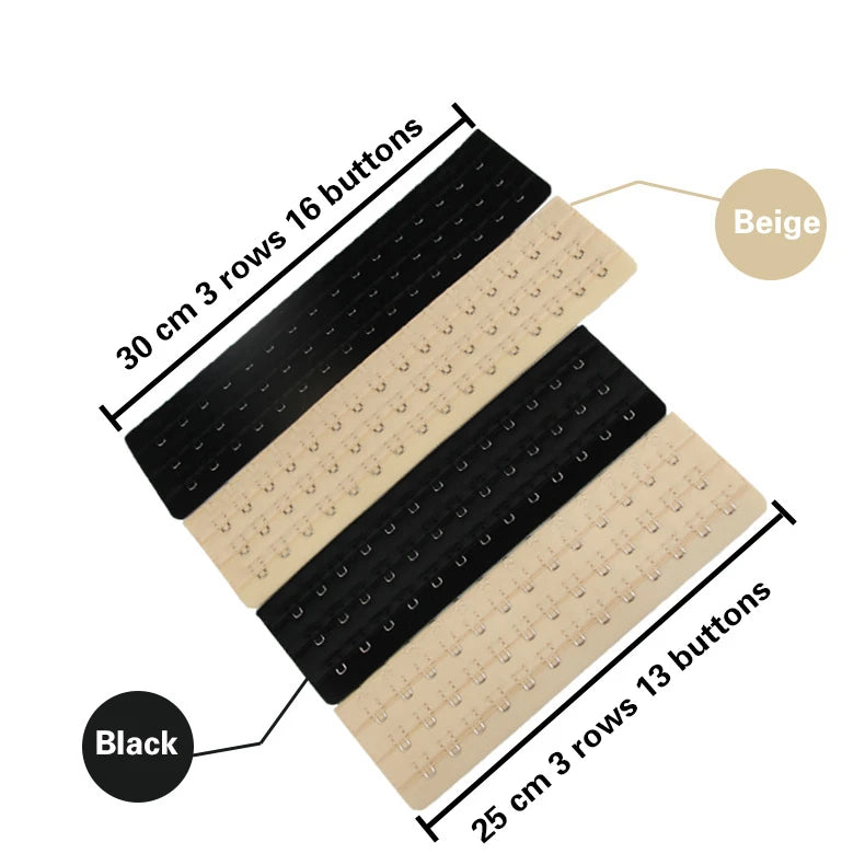 Widely Use Extender for Shaper & Underwear Professional Adjustable Hooks and Eye Extension Buckle Waist Trainer Corset Extenders