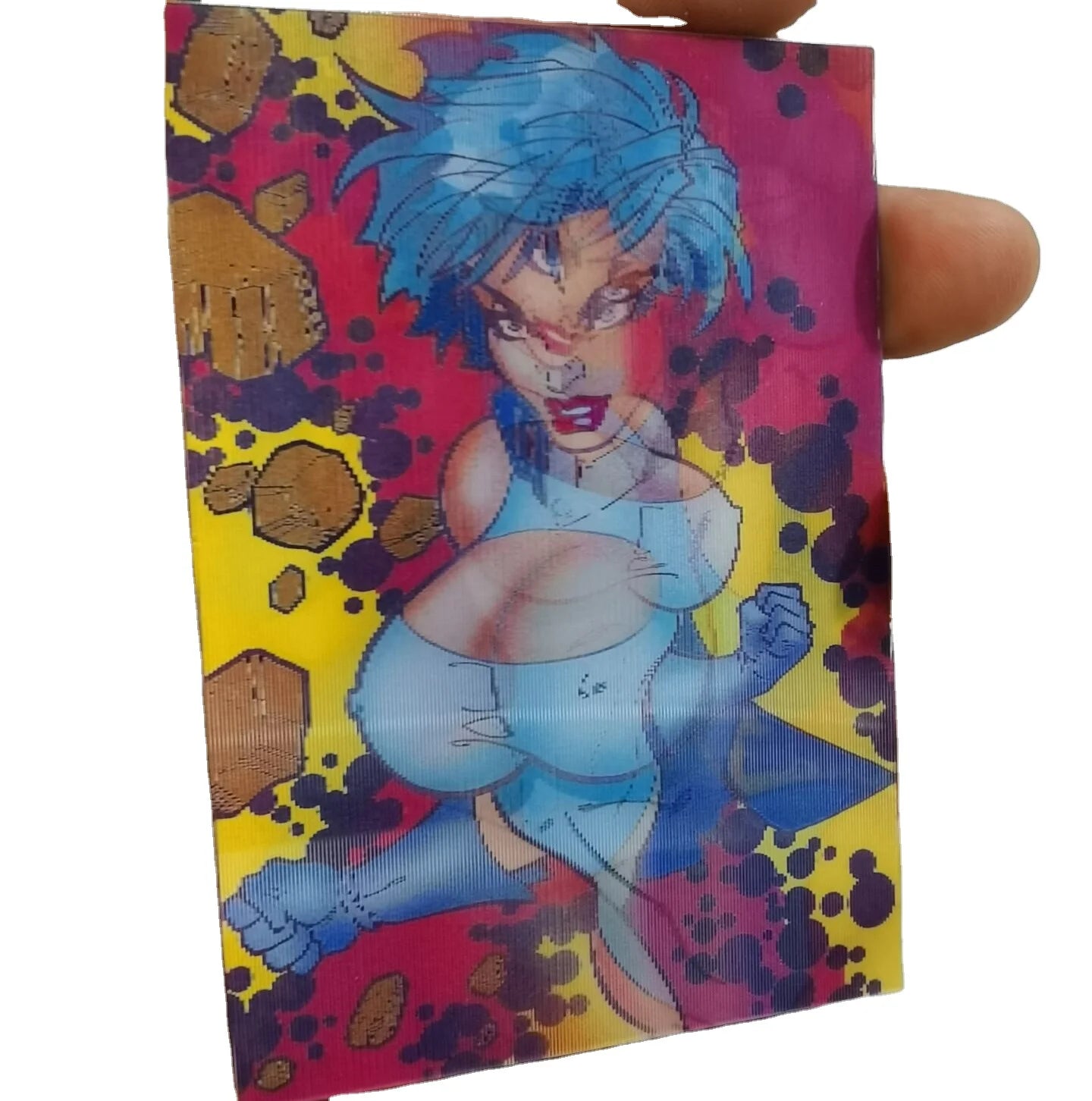 High Quality Customized Shape Both Sides Printed 3d Lenticular Animation Business Card with Low Price