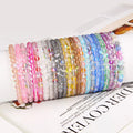 Multi Colors Matte Mystic Aura Quartz Beaded Bracelet Crystal Beads for Jewelry Making 6mm 8mm 10mm