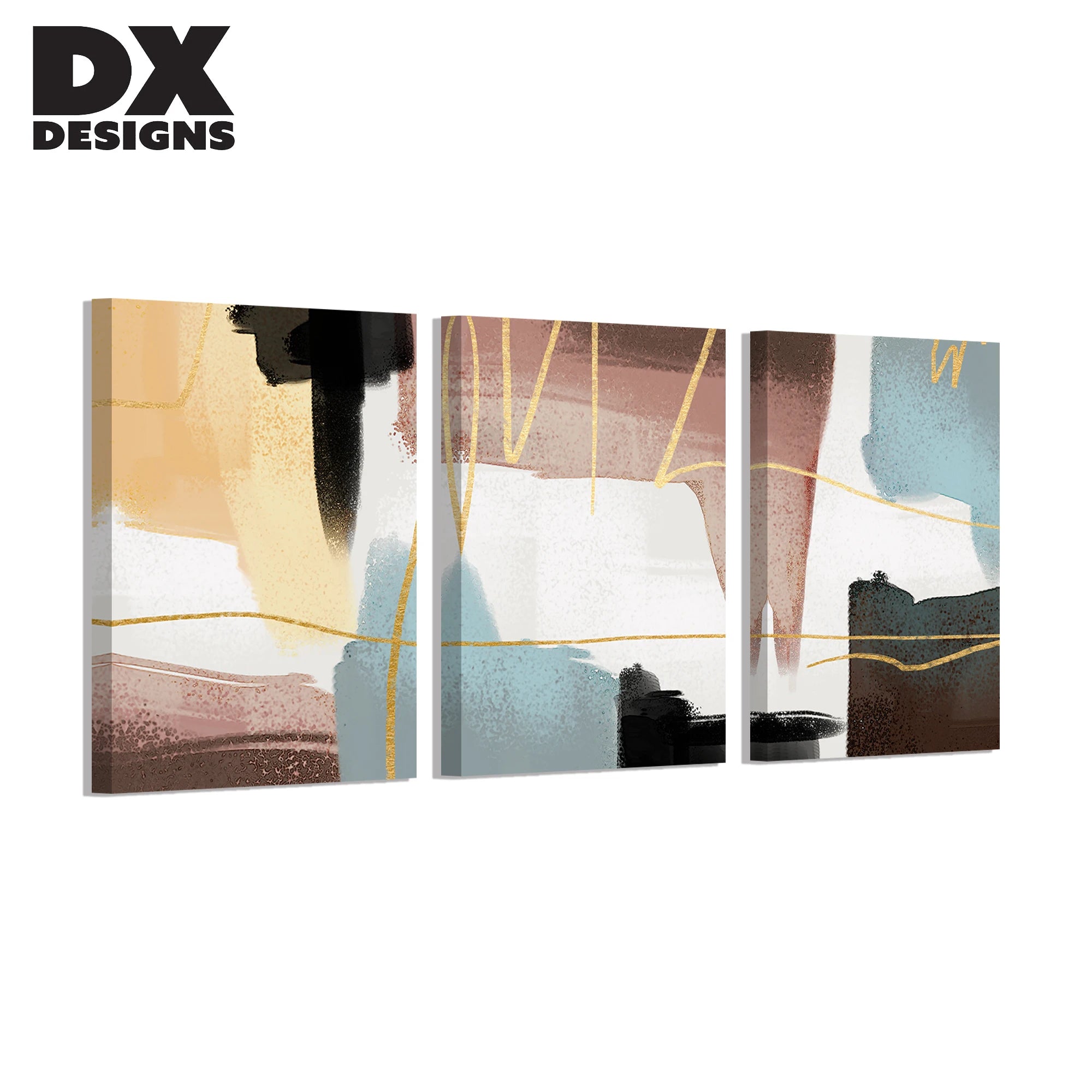 New Design Print Painting Modern Abstract Wall Art 3 Panel Canvas Painting Wall Art for Hotels