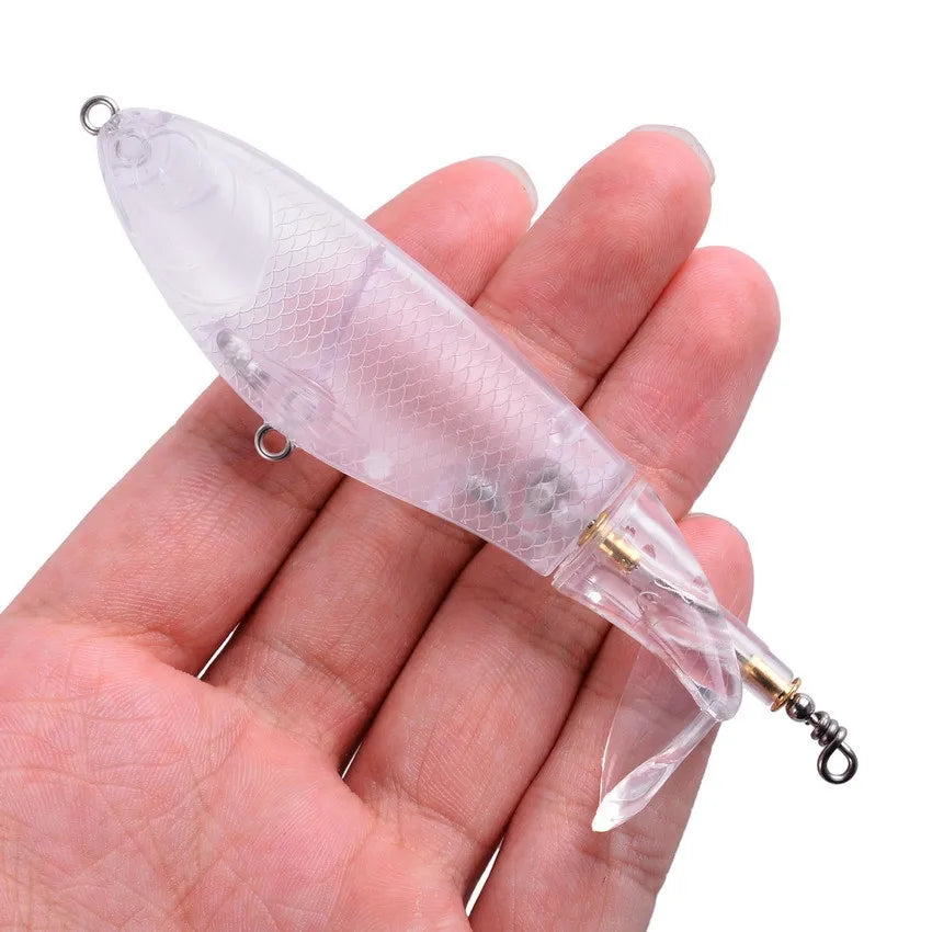 Fishing Lures Crawfish Crankbait Blanks Unpainted Whopper Swimbait Topwater Bass Popper Artificial Bait Hard Rotating Tail