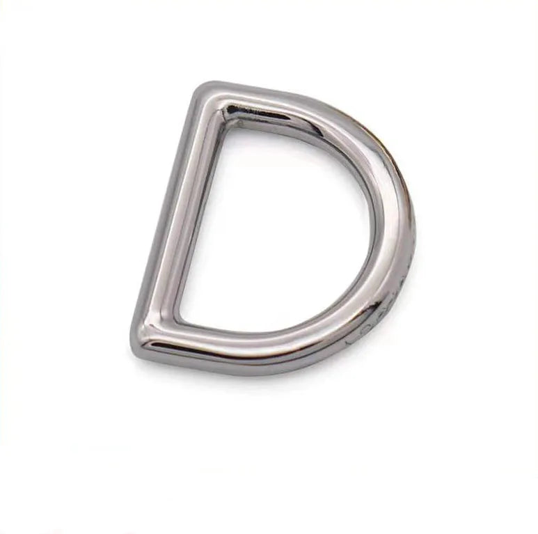 Alloy Flat Head D-shaped Ring Luggage Handbag Accessories Semi-Circular Adjusting Buckle Eco-Friendly Nickel-Free DIY Show