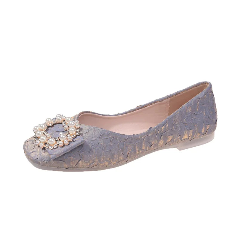 Wholesale Fashion Soft Comfortable Fashion Work Shoes Ballerina Flat Shoes Women