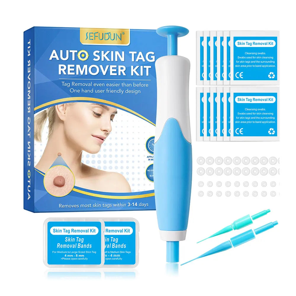 SEFUDUN Wholesale Two Sizes Design Face Skin Care Automatic Skin Tag Remover Skin Tag Removal Kit