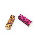 Lipstick Empty Tube Spot 3D Printing Yellow Leopard Pattern square Magnetic Buckle Lipstick Tube Can Be Customized