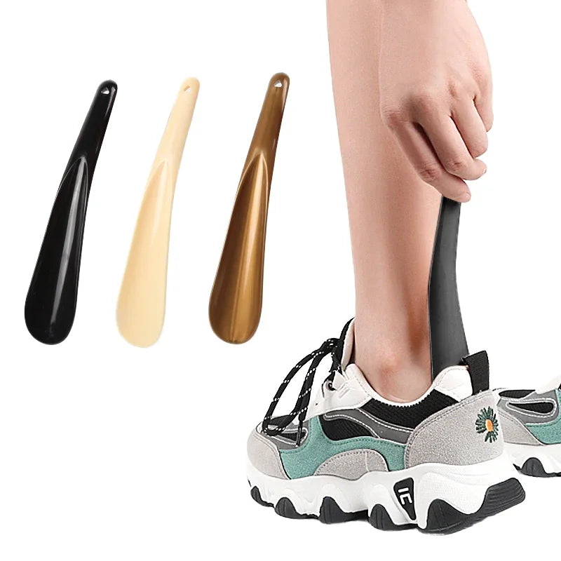 Melenlt Travel Plastic Shoe Horn -Easy-Slip Foot Helper for Men and Women