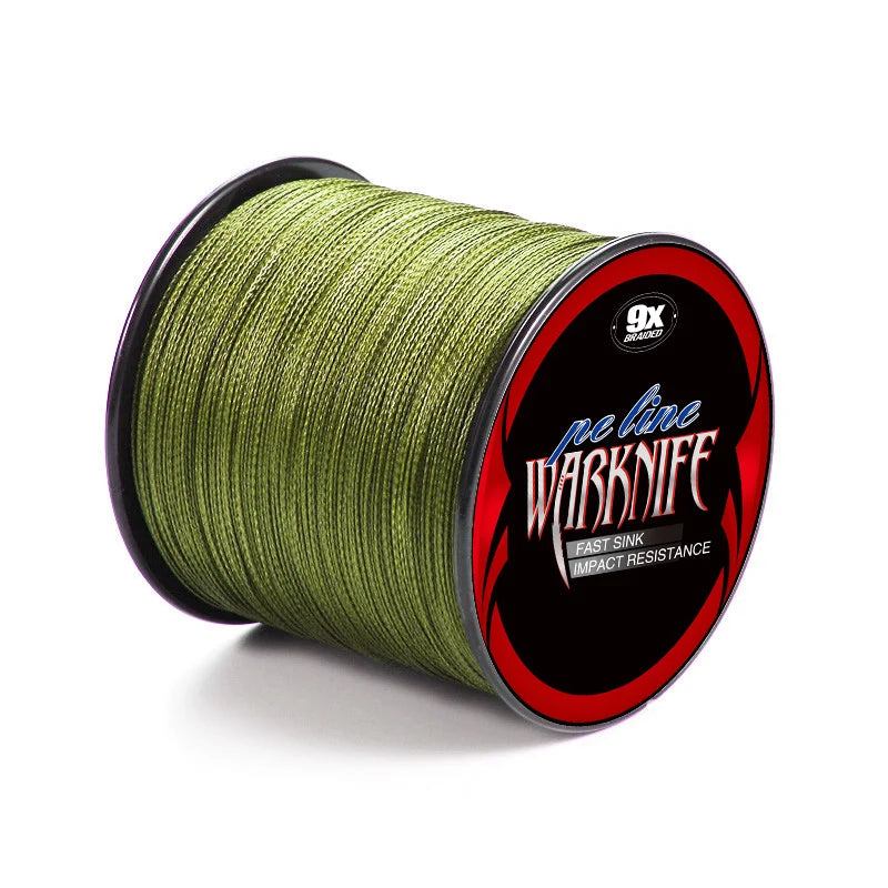 Wholesale SANLI 9 Strands Spectra Braided PE Wire Floating Fishing Line 100m for Lake Sea Fishing