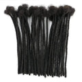 Wholesale Price Handmade 100% Human Hair Afro Kinky Bulk Twist Crochet Braiding Hair Ombre Dreadlock Extensions Wig for Men