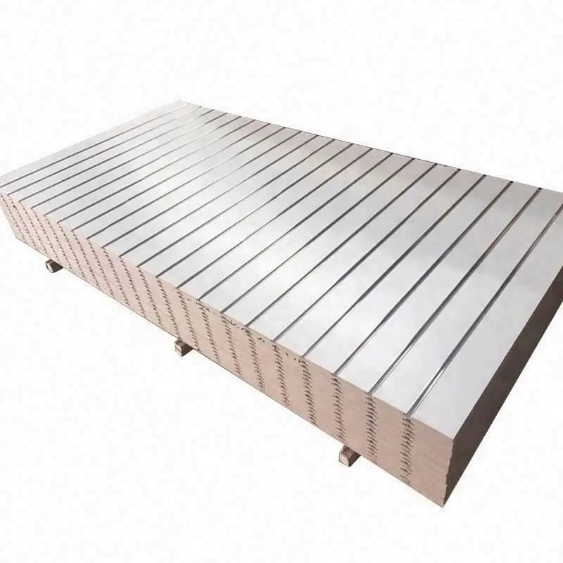 15mm 18mm Wood Fiber Garment Jewelry Slatwall Stand Rack Display Furniture Moisture-Proof Modern