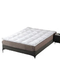 Custom Queen Size 300TC Cotton Mattress Pad Cover Microfiber Printed Bed Topper with 8-21-Inch Deep Pocket