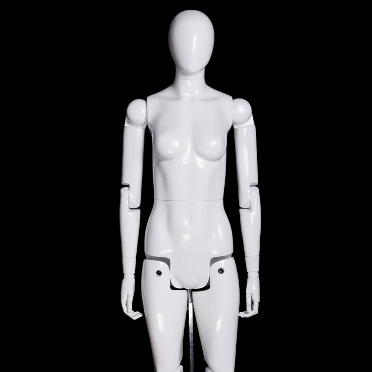 FM01WEG Wholesale Full Body Fiberglass Female Movable Mannequin Robot Mannequin