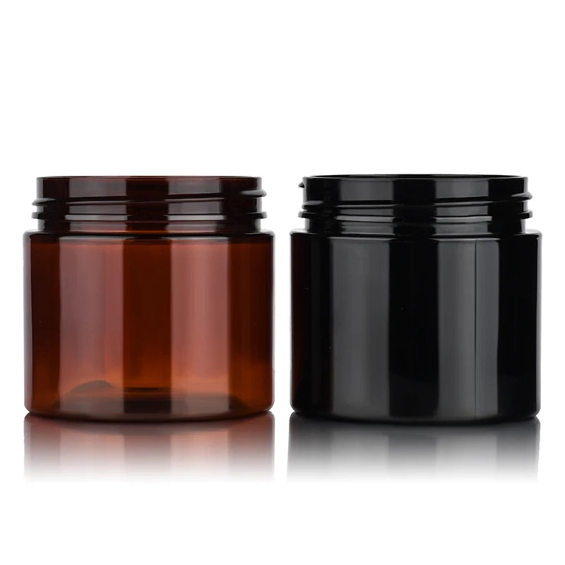 Empty Transparent 4oz 60z 8oz Sweet Honey Candy Pet Plastic Jar in Bulk With Colorful Aluminum Lid