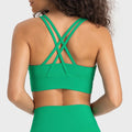 Janya Custom Logo Women's Sports Bra New Colors Hot Sale Top Fitness Outdoor Gym Wear Ladies Cup Insert Plus Size Yoga Blank