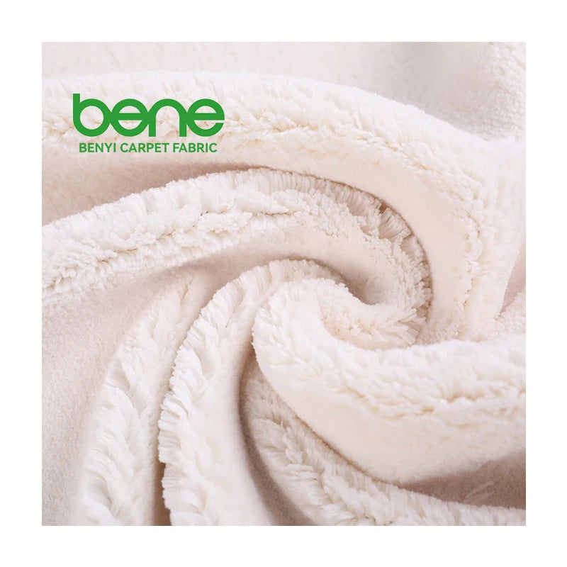 Benyi Carpet Fabric Wholesale Factory Custom 100% Polyester Printed Sherpa Fabric Blanket for Bedroom