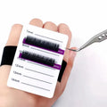 Wholesale disposable plastic plates Eyelash Hand Plate For eyelash extension tools Lash handle plastic Pallet