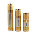 Fuyun 15ml/30ml/50ml Empty Plastic Airless Spray Bottles Easy Open End Cosmetic Packaging MOQ 100pcs