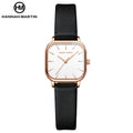 Cutstomized Logo Private Label Minimalist Style Japan Quartz Movement 3Bar Waterproof Square Dial Wrist Watch for Ladies Women