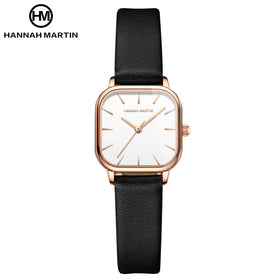 Cutstomized Logo Private Label Minimalist Style Japan Quartz Movement 3Bar Waterproof Square Dial Wrist Watch for Ladies Women