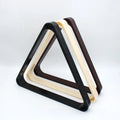 ABS Plastic Heavy Duty Eight Ball  White and Black Triangle Rack for Pool & Billiard Balls Suit for 2-1/4 Inch Balls.