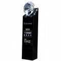 New Design Cube Shape Crystal Sandblasted Engraved Trophy Award Business Gift