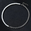 Wholesale Customized Stainless Steel Pearl Pendant Necklace Chain 18K Gold Plated  Fashion Jewelry