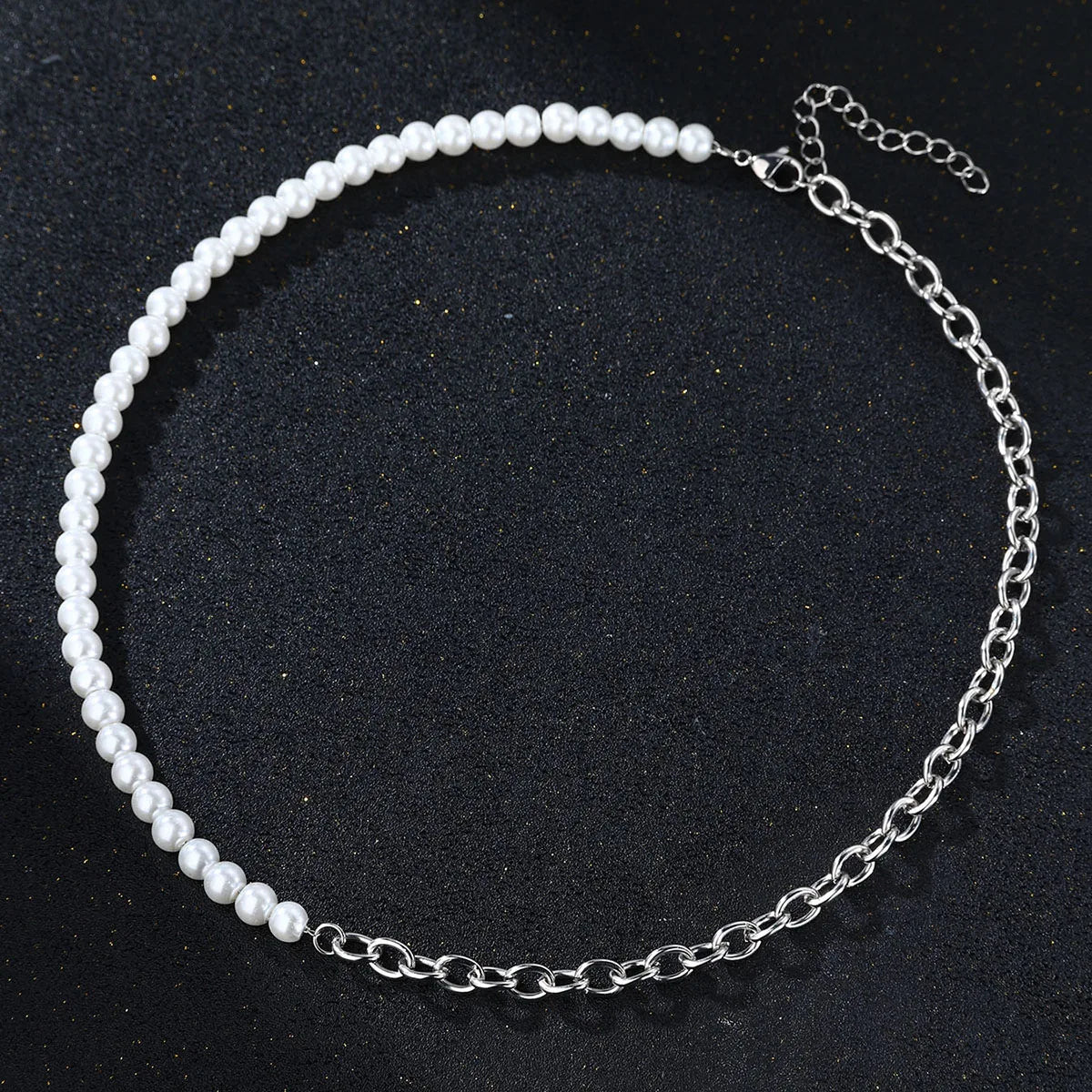 Wholesale Customized Stainless Steel Pearl Pendant Necklace Chain 18K Gold Plated  Fashion Jewelry