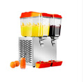 Auto Industrial Buffet Used Hotel Acrylic Plastic Refrigerated Hot and Cold Drink Beverage Juice Jar Dispenser Machine Set China