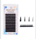 Hot Selling 8D Eyelash Extensions New Full Strip Fans Wet Look Lashes with Pointy Base Wholesale Faux Mink 0.07mm Thickness