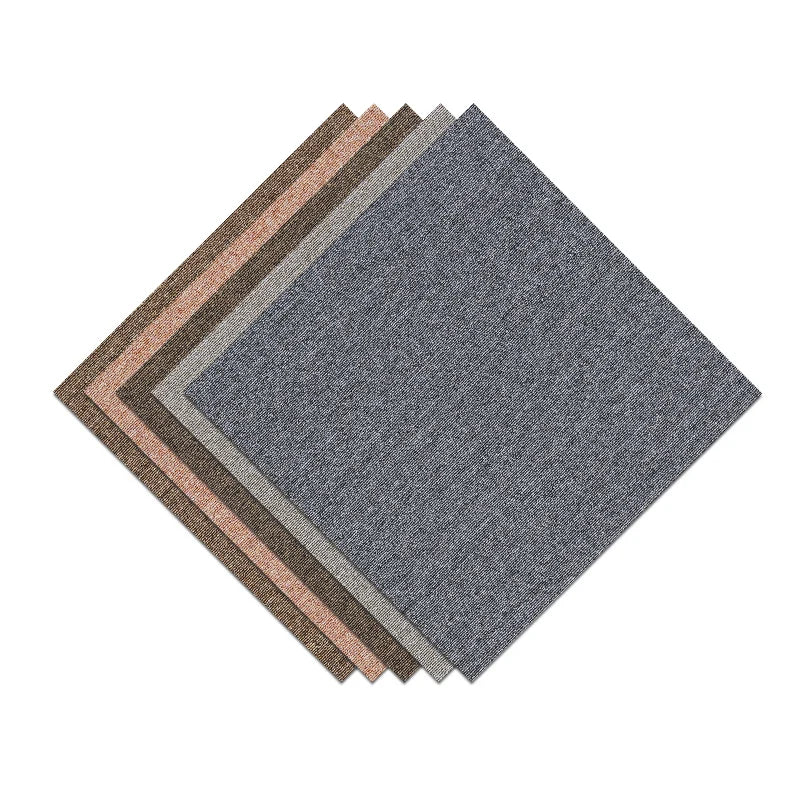 Hot Sale Modern Cushioned Holly Series 50x50 Square Loop Pile Carpet Tiles for Home Office Hotel Golf Floors