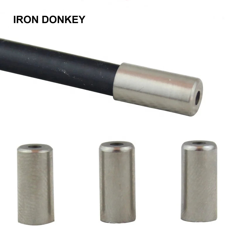 IRONDONKEY 5MM Steel Plastic Alloy Bicycle Brake Wire Cap Cover Inner Set Variable Speed Bicycle Brake Cable End Cap