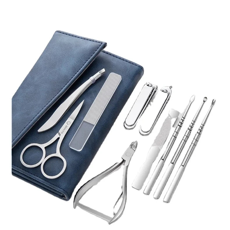 Simplicity-full Set of Stainless Steel for Beauty and Nail Enhancement