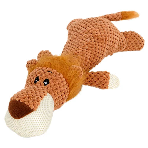 New Eco-Friendly Hot Selling Squeaky Plush Dog Toy Christmas Cotton String Molar Bite Vent Toy with Sound for Pets