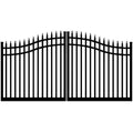 Popular Design Decorative Steel Driveway Gate and Fence with Galvanized and Powder Coating 3D Modeling Available