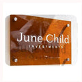OUKE Custom Transparent Acrylic Room Number Doorplate Signs with Custom Logo ISO Certified Custom Sizes
