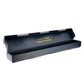 Custom Golden Stamping Black Paper Boxes Thick Cardboard Mailer Moving Shipping Box Long Pack Box Carton