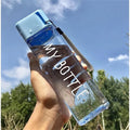 Wholesale Hot Sale Travel Sport Thin Square Custom Plastic Water Bottles