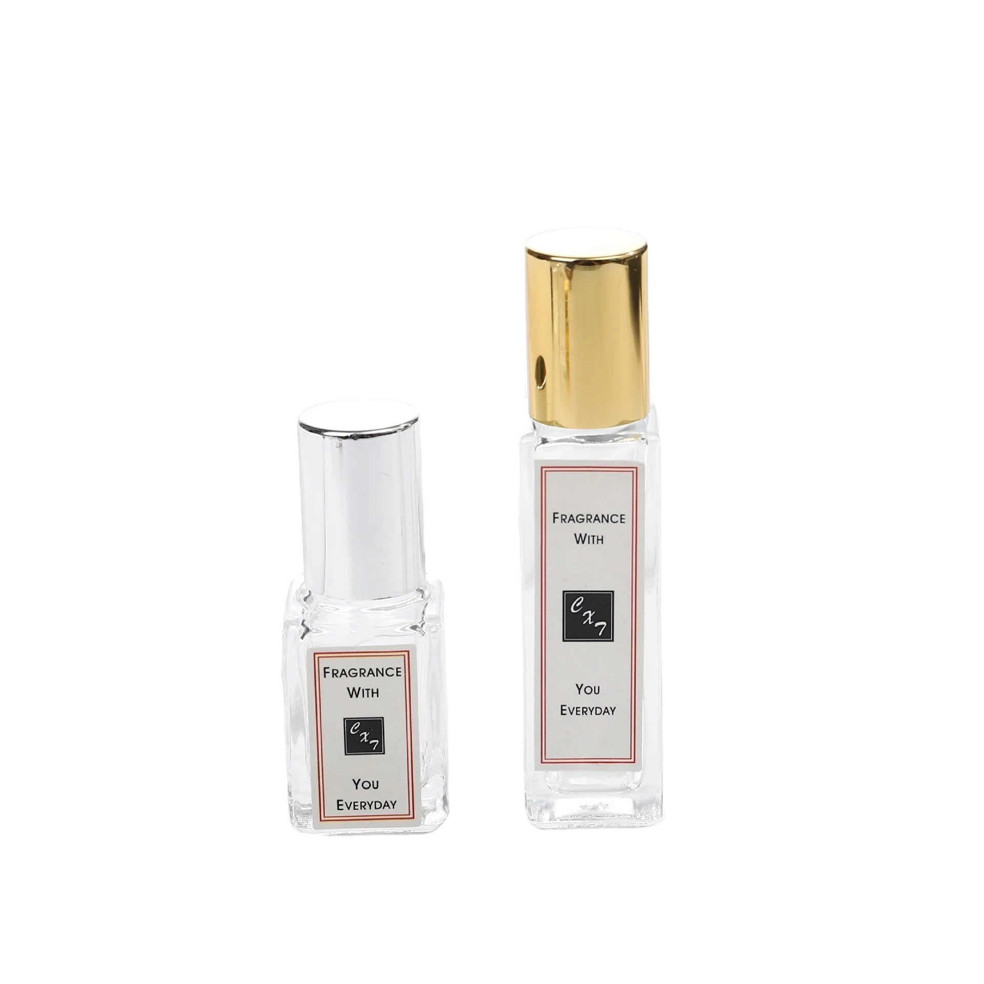 MUB Empty Mini 3ml 5ml 10ml 15ml 20ml Clear Square&Rectangle Roller Glass Bottle Thick Bottom Roll on Bottles for Essential Oil