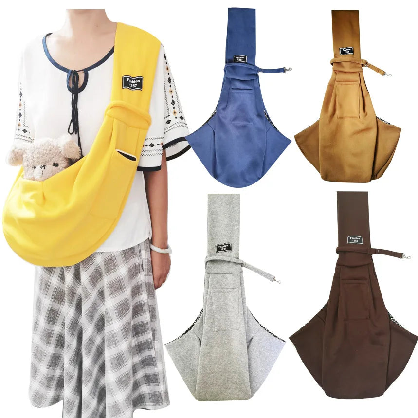 Single Shoulder Dog Bag Cat Pet Carrier Pet Sling Carrier for Puppy Dog Carrier Sling