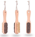 Foot File Callus Remover Wood Handle Foot Scrubber Feet Rasp Tools Pumice Stone and Foot Brush