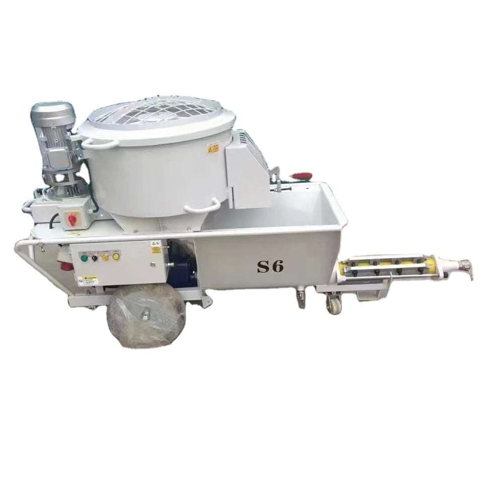 Yan Feng Mild Steel Industrial Plaster Spraying Machine Capacity: 23 Lpm