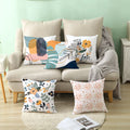 Green Plants Square Plush Throw Pillow Home Decorative Cushion Cover for Sofa for Ramadan & Graduation Occasions